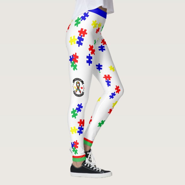 Autism Awareness  - Leggings (Right)