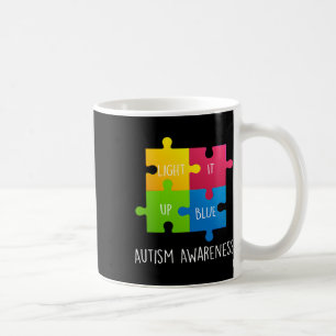 Autism Awareness Light It Up Blue Coffee Mug