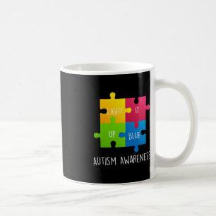 Autism Awareness Light it up Blue Coffee Mug