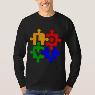 Autism Awareness Love Puzzle Asd Or Neurodiversity T-Shirt