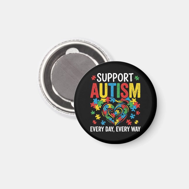 Autism awareness magnet (Front/Back)
