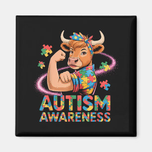 Autism awareness magnet