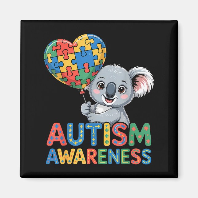 Autism awareness  magnet (Front)