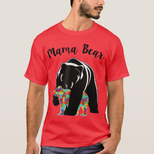Autism Awareness Mama Bear Autism Mum 69  T-Shirt