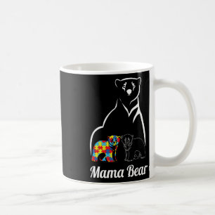 Autism Awareness Mama Bear Mum Autistic Child Coffee Mug