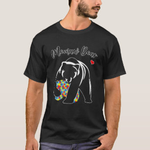 Autism Awareness Memaw Bear Awareness Family Gifts T-Shirt