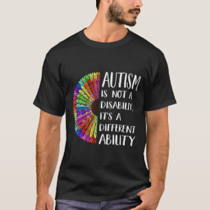 Autism Awareness Men Women Kids Sunflower Autistic T-Shirt