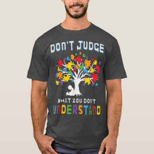 Autism Awareness Men Women Kids Teacher Accept Don T-Shirt