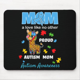 Autism Awareness Mom Mother Love Proud Autism Mama Mouse Mat