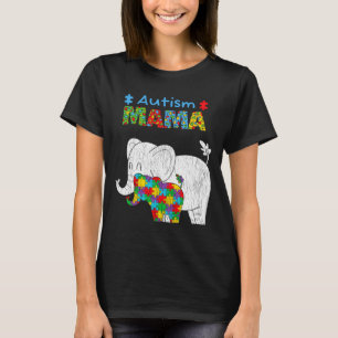 Autism Awareness Mom Proud Autistic Daughter Mama T-Shirt