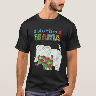 Autism Awareness Mom Proud Autistic Daughter Mama T-Shirt