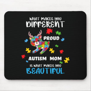 Autism Awareness Mom Proud Mother Autistic Boys Gi Mouse Mat