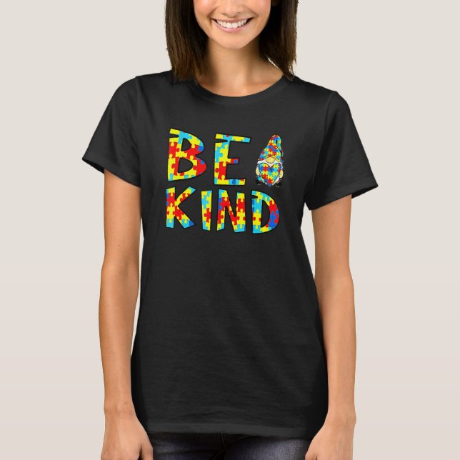 Autism Awareness Month April Autistic Acceptance B T-Shirt (Front)