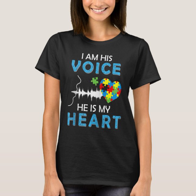 Autism Awareness Month Autism For Woman Cute Autis T-Shirt (Front)