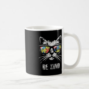 Autism Awareness Month Cat Autism Mum Dad Vintage Coffee Mug