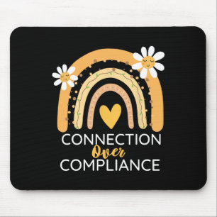 Autism Awareness Month Connection Over Compliance Mouse Mat