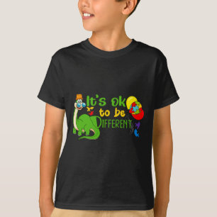 Autism Awareness Month It S Ok To Be Different Aba T-Shirt