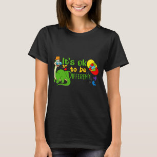 Autism Awareness Month It S Ok To Be Different Aba T-Shirt