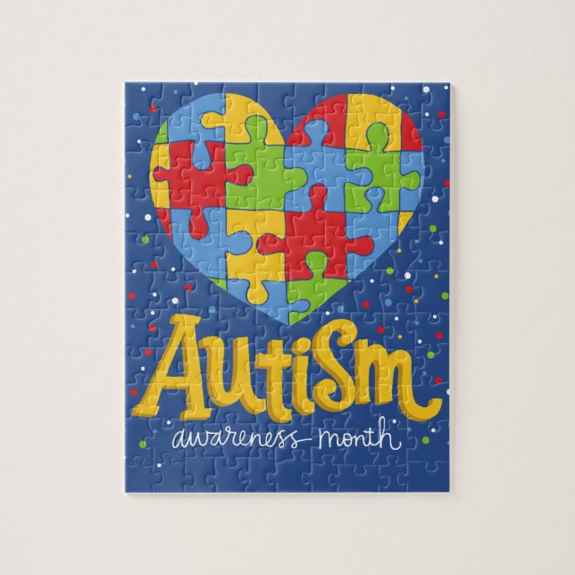 autism awareness month jigsaw puzzle (Vertical)