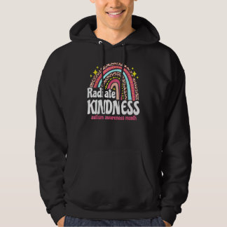 Autism Awareness Month Radiate Kindness Teacher Ra Hoodie