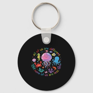 Autism awareness month sped teacher neurodiversity key ring