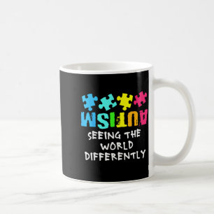Autism Awareness Month Support Seeing The World Di Coffee Mug