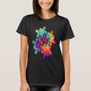 Autism Awareness Month Tie Dye Autistic Pride Neur T-Shirt