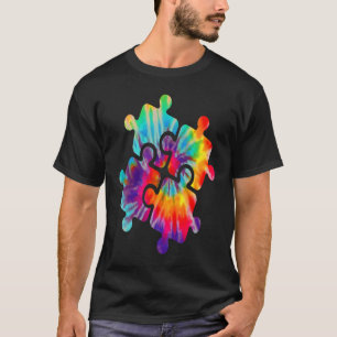 Autism Awareness Month Tie Dye Autistic Pride Neur T-Shirt