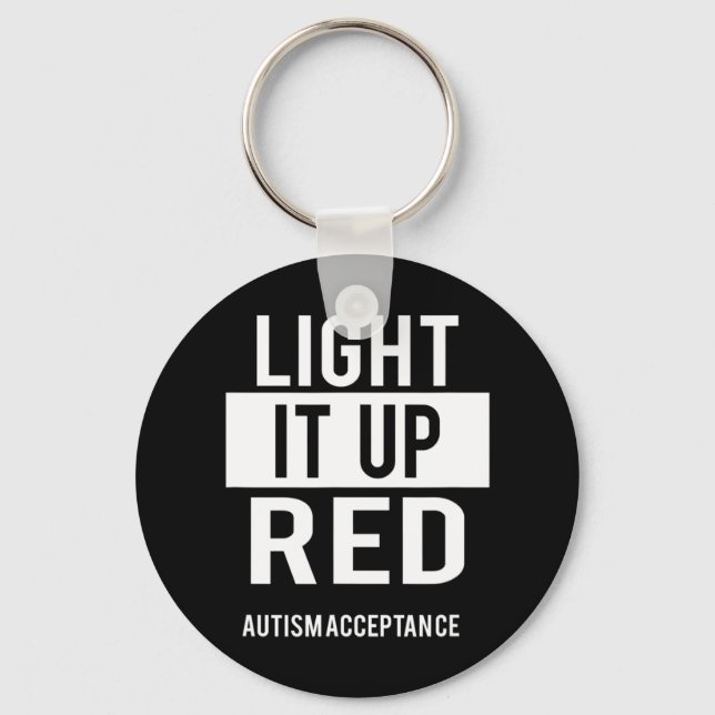 Autism Awareness MonthWorld Autism Awareness Dayli Key Ring (Front)