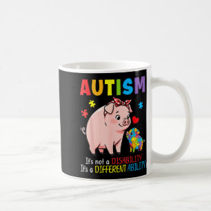 Autism Awareness Mother Pig Different Ability Puzz Coffee Mug