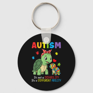 Autism Awareness Mother Turtle Different Ability S Key Ring