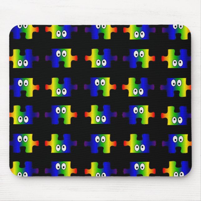 Autism Awareness Mouse Mat (Front)