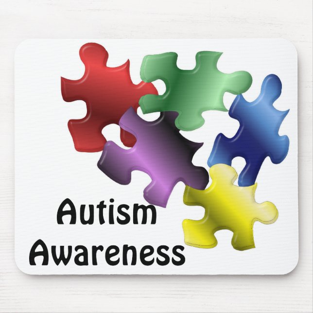 Autism Awareness Mouse Mat (Front)