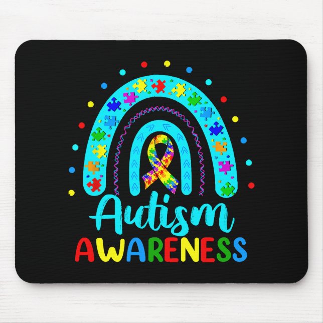 Autism Awareness Mouse Mat (Front)