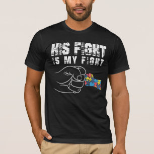 Autism Awareness Mum Dad Autistic Kid T-Shirt