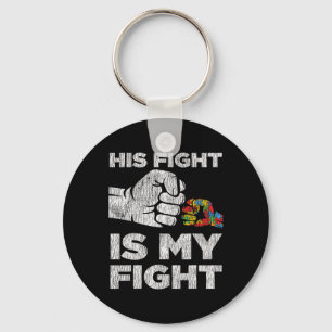 Autism Awareness Mum Dad Parents Autistic Kids Awa Key Ring