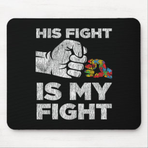 Autism Awareness Mum Dad Parents Autistic Kids Awa Mouse Mat
