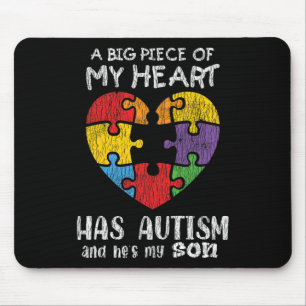 Autism Awareness Mum Dad Parents Autistic Kids Awa Mouse Mat