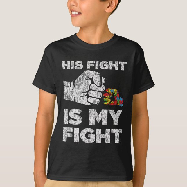 Autism Awareness Mum Dad Parents Autistic Kids Awa T-Shirt (Front)