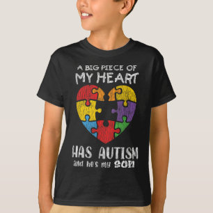 Autism Awareness Mum Dad Parents Autistic Kids Awa T-Shirt