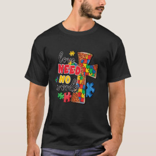 Autism Awareness Mum Dad Son Autistic Kids Autism T-Shirt