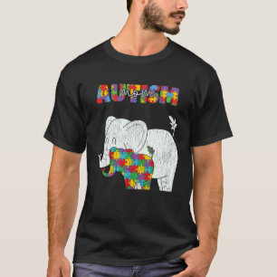 Autism Awareness Mum Proud Autistic Girls Boys Mam T-Shirt