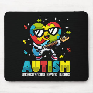 Autism Awareness Music Lover Graphic Understanding Mouse Mat