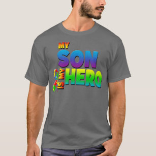 Autism Awareness My Son Is My Hero  T-Shirt
