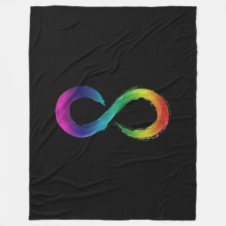 autism awareness- neurodiversity fleece blanket
