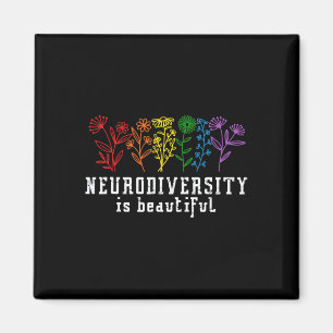 Autism Awareness Neurodiversity Is Beautiful ADHD Magnet