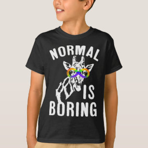 Autism Awareness Normal Is Boring Infinity Symbol T-Shirt