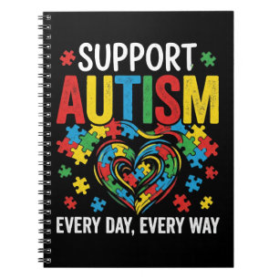 Autism awareness notebook