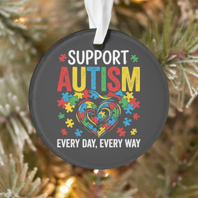 Autism awareness ornament (Tree)