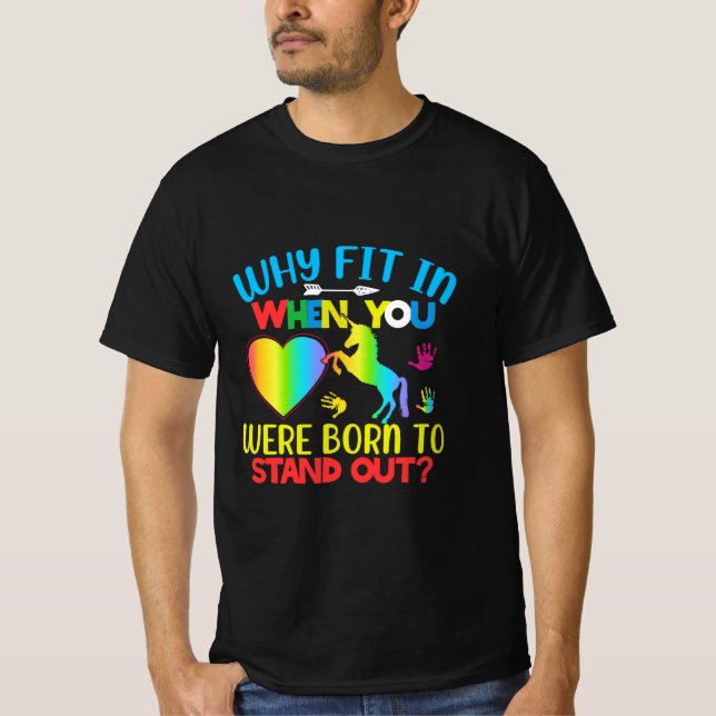 Autism awareness, Overcoming behavioural challenge T-Shirt (Front)